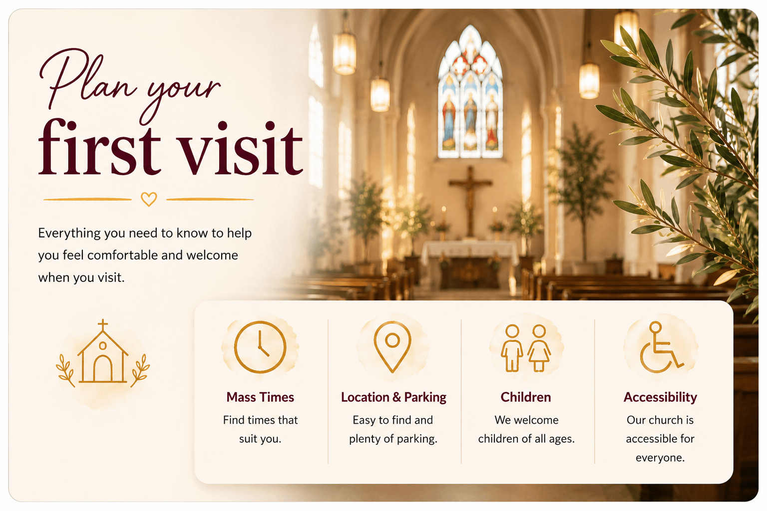 Plan your first visit